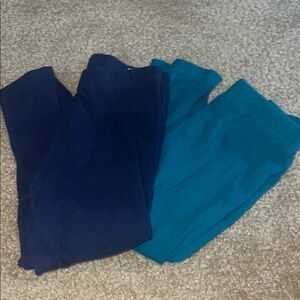 Jumping Beans Navy and Teal Kids Leggings